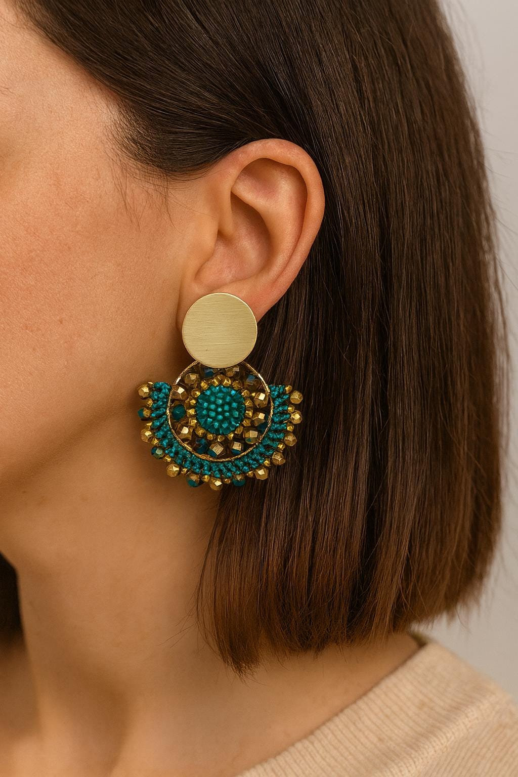 Colombian Handmade Earrings, Unique earrings, fashion earrings, gift for her, women earrings, unique gift for her.