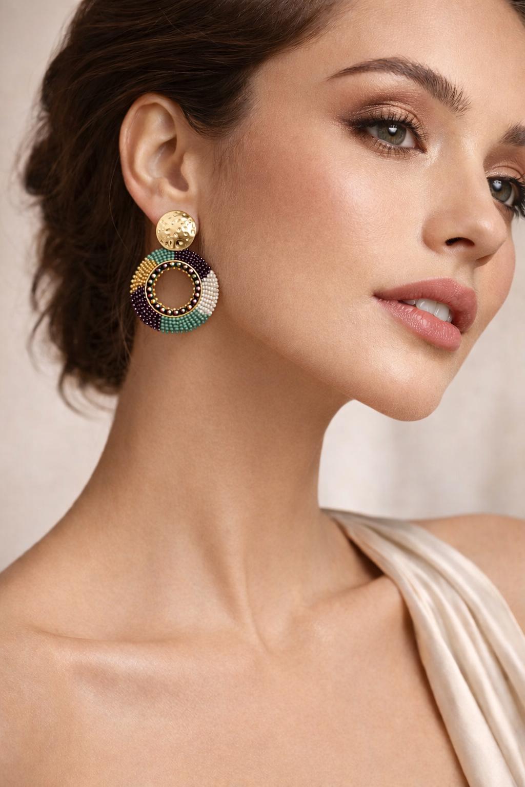 Colombian Handmade Earrings, Unique earrings, fashion earrings, gift for her, women earrings, unique gift for her.