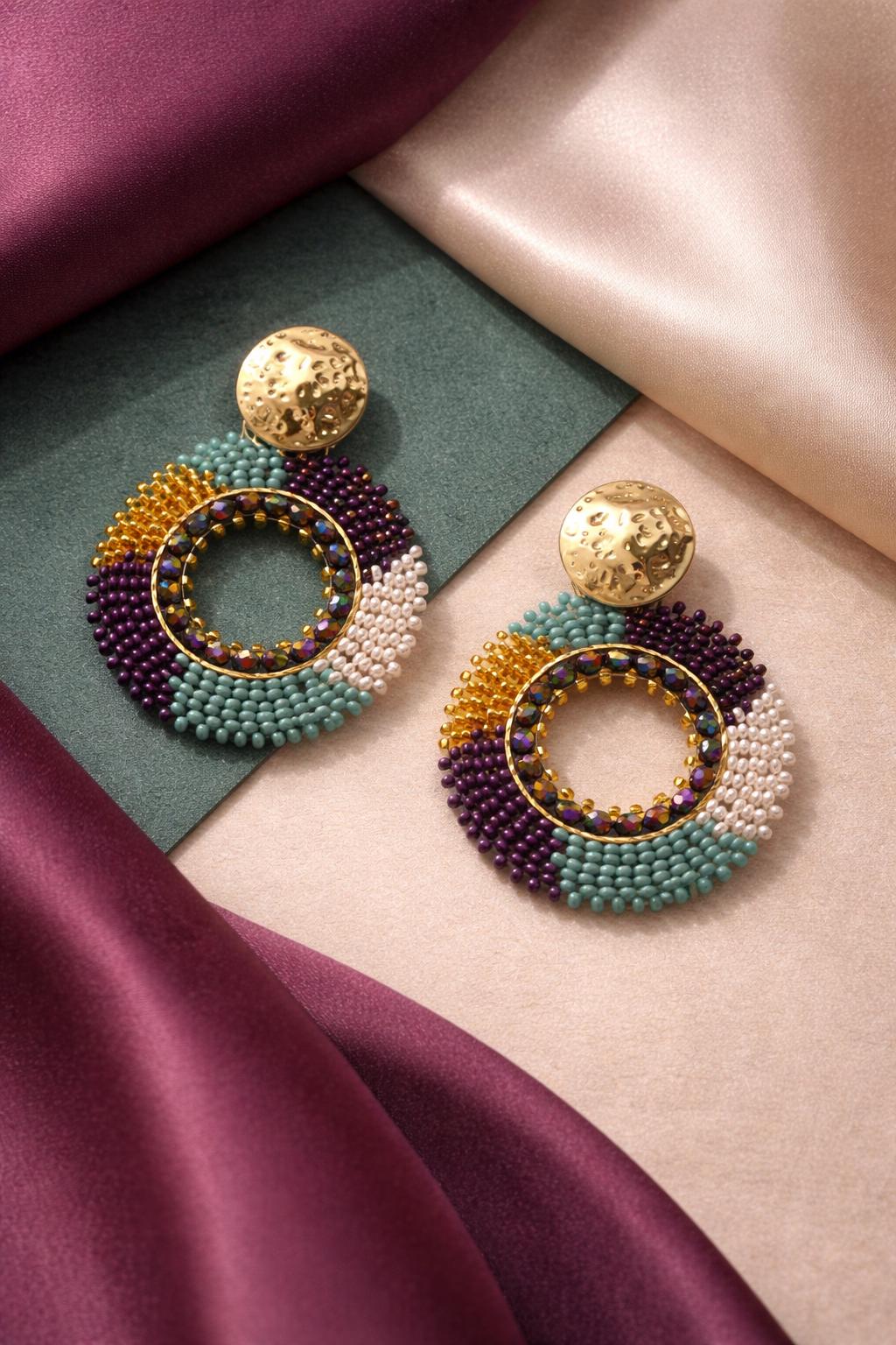 Colombian Handmade Earrings, Unique earrings, fashion earrings, gift for her, women earrings, unique gift for her.