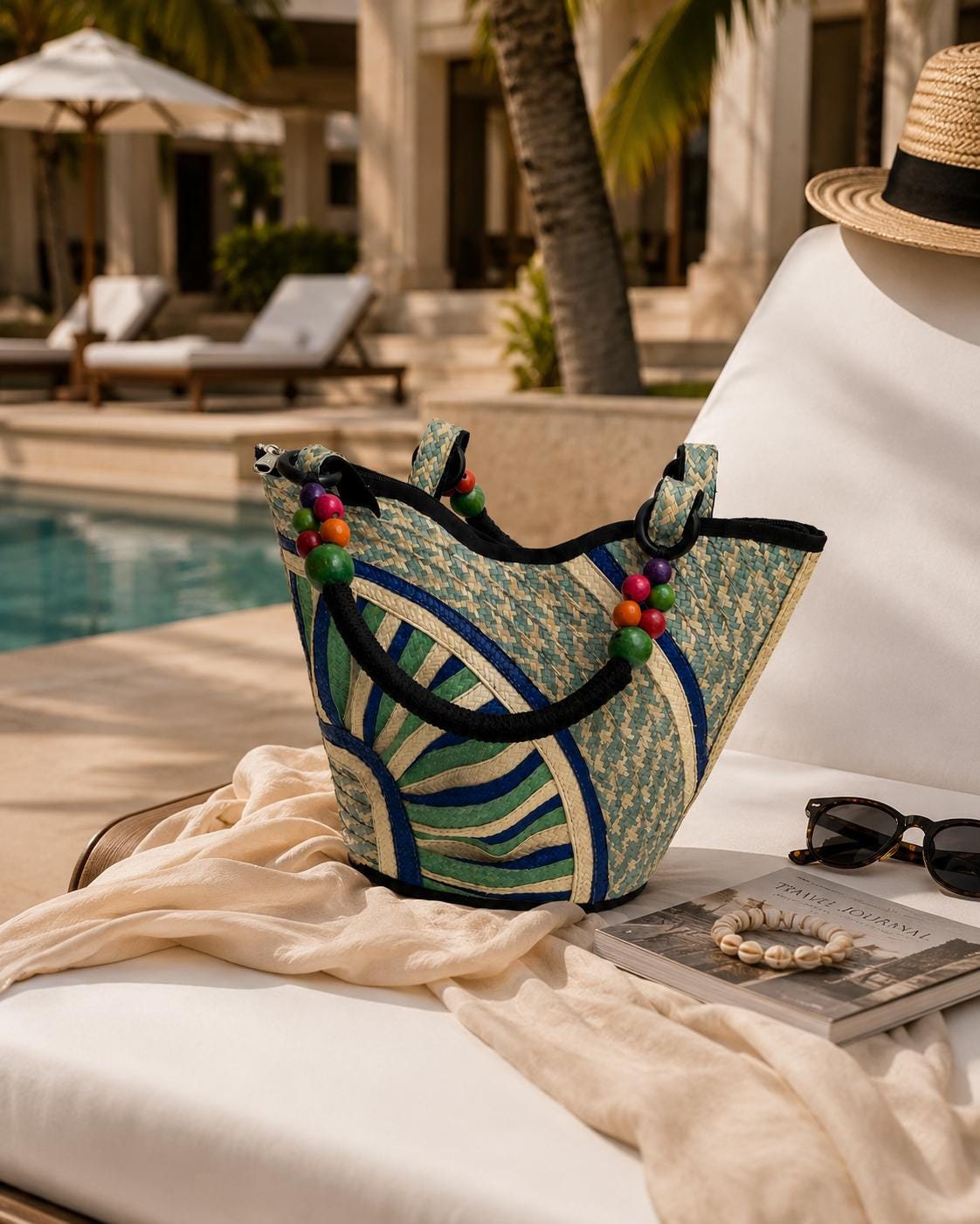 Handwoven Caña Fiber Tote Bag – Colombian Artisan Design