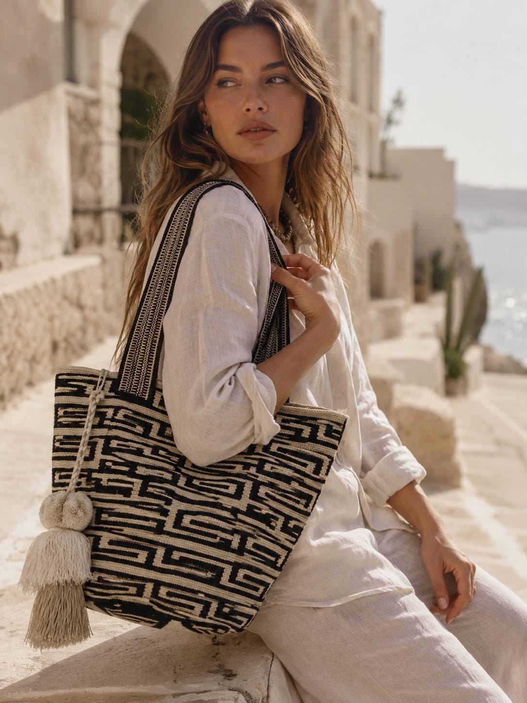 Handwoven tote Bag – Colombian Artisan Design